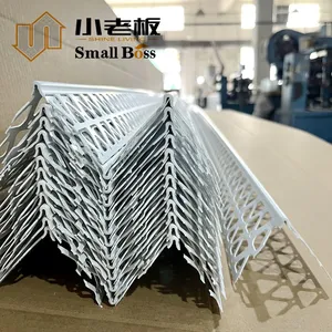 Building Materials Plastic Wall Angle Bead White Plaster Trim PVC Corner Bead thumbnail-2