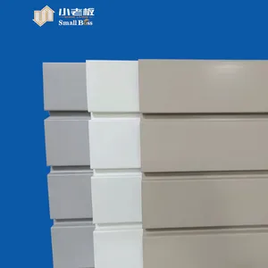 Durable Garage Wall Slatwall Pvc Board Tool Organizer Heavy Duty PVC Slatwall Panel for Hanging Hook thumbnail-1