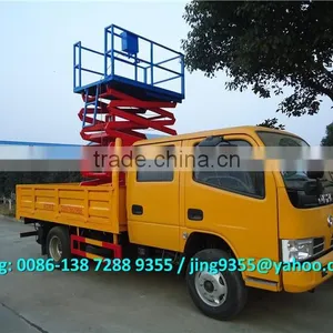 2016 NEW Euro IV DFAC 3300 Light Cargo Truck With 8-10m Aerial Work Platform for Sale thumbnail-1