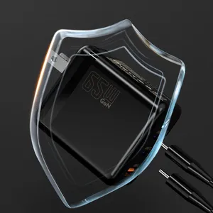 65W USB-C GaN Fast Charger With EU Plug for Laptops & Phones thumbnail-5