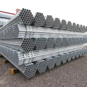 3mm Standard Bs Construction Tube Scaffold Steel Pipe Scaffolding Hot-dip Pre Galvanized Pipes 6m Weight thumbnail-1