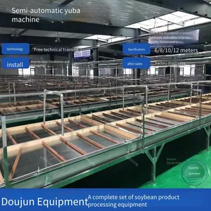 Dried Beancurd Stick Production Line, Stainless Steel Steam-type Oiled Beancurd Skin Processing Equipment With Technical Support thumbnail-1