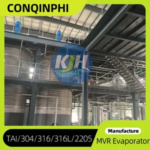 MVR ZLD System for Pharmaceutical Wastewater Treatment With CIP Cleaning Function thumbnail-4