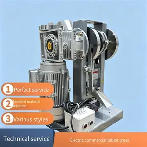 Laboratory Single-punch Tablet Press, Commercial Milk Tablet Making Equipment With Customizable Special-shaped Molds thumbnail-2