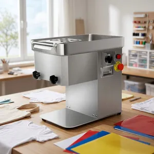 MO-QDMECH Electric Meat Slicer 304 Stainless Steel RL039 Vegetable Cutting Machine Shredder Dicer for Food Processing thumbnail-1