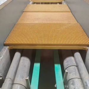 Fiberglass Trench Cover Resin Composite Grating for Drainage Systems thumbnail-4