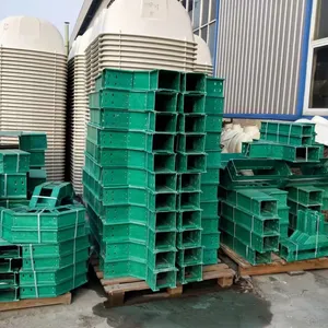UV Resistant FRP Ladder Cable Tray Lightweight GRP Cable Support for Offshore Marine Project thumbnail-5