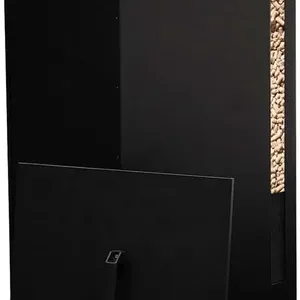 Pellet Container 45 Kg Black Pellet Storage 36 X 36 X 76 Cm thumbnail-2