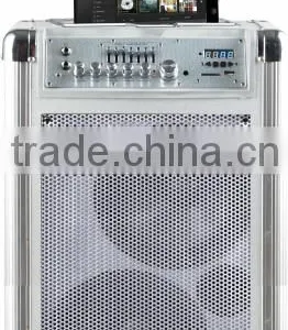 Hot Sale! Active Speakers With Remote Control,LED Display,Support USB/SD Card Input ,FM Radio,Guitar Input,Karaoke thumbnail-1