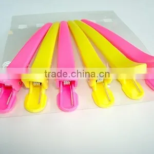 Colorful Plastic Hair Cutting Clip , Rubber Hair Clip Quality Choice thumbnail-6