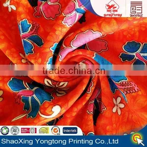 100 Viscose Rayon Fabric in China Fashion Flower Style thumbnail-1