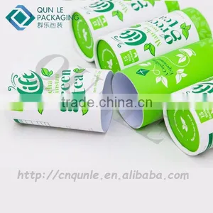 Custom Design Paper Tube Boxes for Instant Matcha Tea Bags thumbnail-2