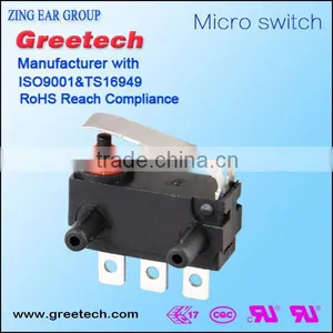 40t85 Mini Waterproof Micro Switch, Hook Lock Door Switch for 12v Car Electric Kettle thumbnail-1