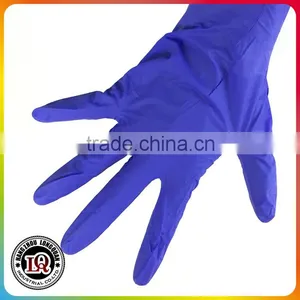 Colored Purple Nitrile Powder Free Gloves thumbnail-1