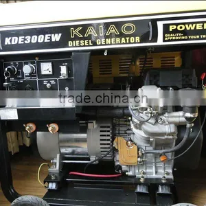 DC 300A AC Single Phase 3KW Diesel Welder Double Use Generator Power Set(KDE300EW) thumbnail-1