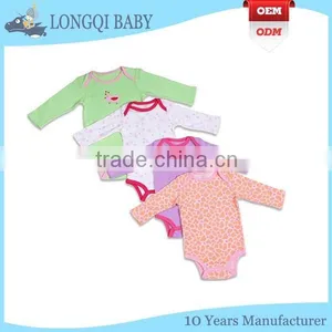 PF-MS-125 High Quality 100% Cotton Unisex Newborn Baby Rompers thumbnail-2