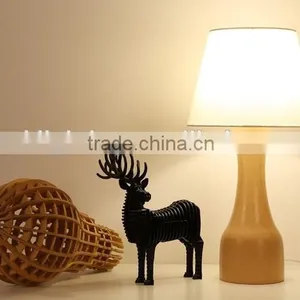 LED Wood Table Lamp LED Wood Table Light JK-879-14 Wooden Base for Table Lamps Holder thumbnail-6