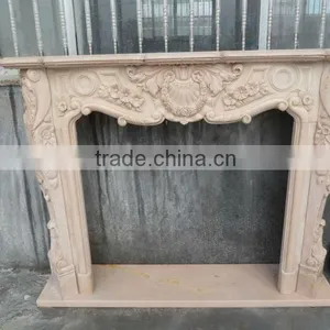 Brown Marble Fireplace thumbnail-1
