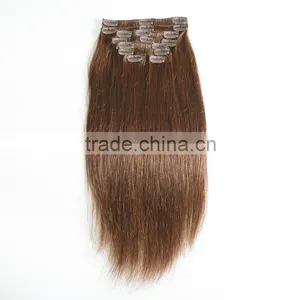 Best Seling Remy Human Hair Clip In Hair Extension, Double Drawn Wholesale 100g Clip In Hair Extension thumbnail-1