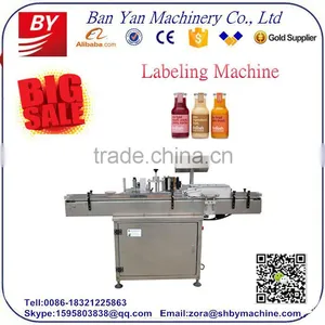 Shanghai Factory Automatic BY-TB100 Automatic Glass Bottle Labeling Machine,small Bottle Labeling Machine for Plastic Bottle thumbnail-1