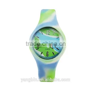 2015 Fashion Coulorful Kids Silicon Comfortable Wear Watch Made in China thumbnail-2