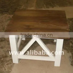 Coffee Table Cross Legs - Wooden Coffee Table thumbnail-1