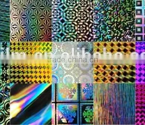 Silver Metallized Pet Holographic Film for Printing Lamination thumbnail-6