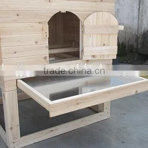 Outdoor Wooden Eco Friendly Chicken Coop thumbnail-3