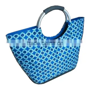 Polyester Shopper Bag With Aluminum Handle thumbnail-1