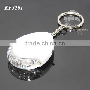 Promotional Custom Print Logo LED Light Whistle Key Holder With Electronical Key Finder thumbnail-3