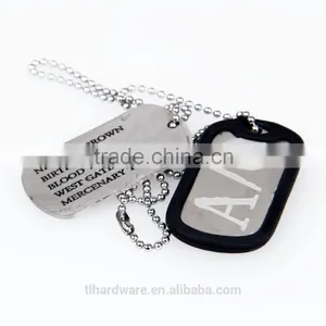 Cosplay Anime GANGSTA A/0 Nicolas Brown Mercenary Dog Tag Necklace Pendant thumbnail-1