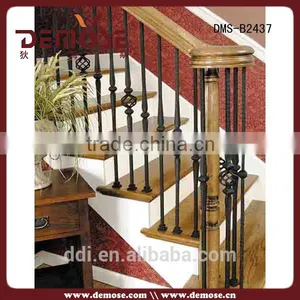 Popular Design Indoor Railing Used Wrought Iron Stair Railing thumbnail-3