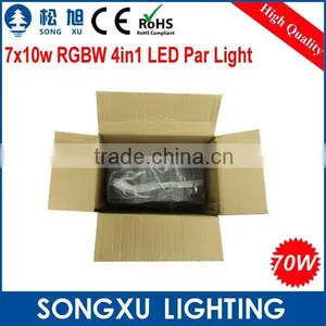 High Power Rgbw Stage Par Can 7x10w 4in1 Led Par Light Wedding Party Lighting Quality Choice thumbnail-6