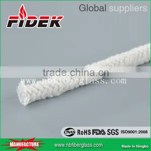 High Temperature 8mm Ceramic Fiber Round Rope thumbnail-1