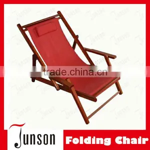 Folding Beach Chair With Armrest/Portable Reclining Foldable Chair thumbnail-1