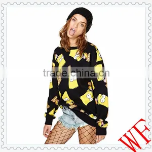 2014 Casual Womens Gibson Cartoon Cute Girl Hoodies Sweats Hooded Pullover thumbnail-1