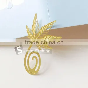 Etching Metal Leaf Bookmark for Books thumbnail-1