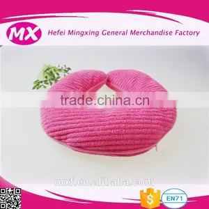 Microwaveable HIGH QUALITY Flax Seed and Lavender Massage U Shape Neck Pillow From China thumbnail-3