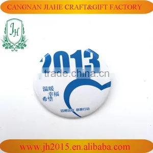 2016 High Quality New Design Promotional Souvenir Tinplate Button Badges thumbnail-2