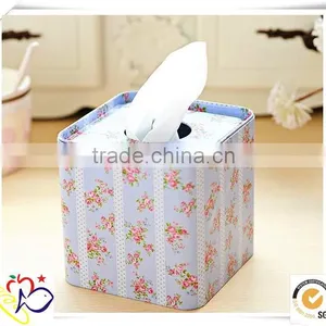 Square Metal Tissue Box Supplier thumbnail-1