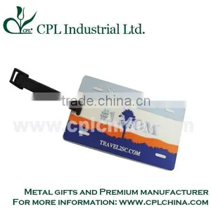 Custom Logo Cheap Pvc Luggage Tag thumbnail-1