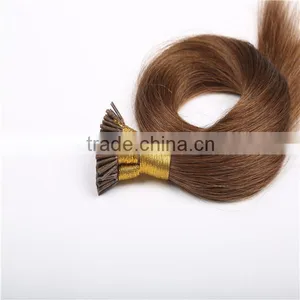 10" - 30" , I U V Flat and Nail Tip Italian Keratin Pre-Bonded Remy Human Hair Extension thumbnail-1