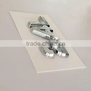 Custom 3D Outdoor ABS Plastic Car Chrome Badge Emblem Auto Chrome Letter Sticker thumbnail-2