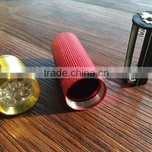 Most Popular Aluminum Promotional Mini 9 Led Flashlight thumbnail-3