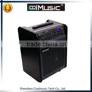 120W 12'' Battey Powered Mltifunctional LED Bluetootuh USB for Acoustic Guitar, Keyboard and Electronic Drum thumbnail-1
