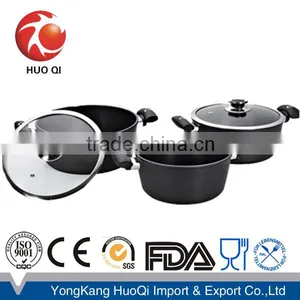 High Quality Aluninum Non-Stick Sauce Pot W/lid thumbnail-1