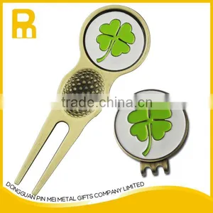 Bulk Wholesale a Set of Divot Tool Ball Marker Hat Clip Golf Accessories thumbnail-3