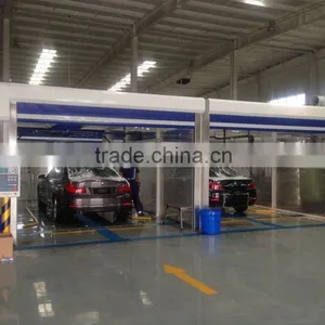 Automatic Touchless Commercial Car Wash Machine and Car Wash System Installed in Room thumbnail-1
