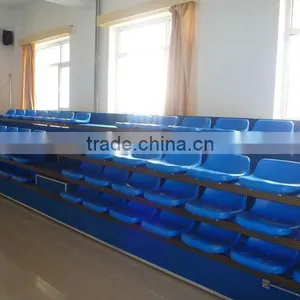 Spot Wholesale Telescopic Grandstand With Blow Molding Chair thumbnail-1