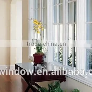 Two Panel PVC Crank Arch Grill Window,excellent Insulation PVC Crank Opening Window,grills Design Manual Crank Open Window thumbnail-2